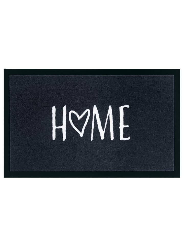 WHITE LABEL Wycieraczka w kolorze antracytowym rozmiar: 45x75 cm