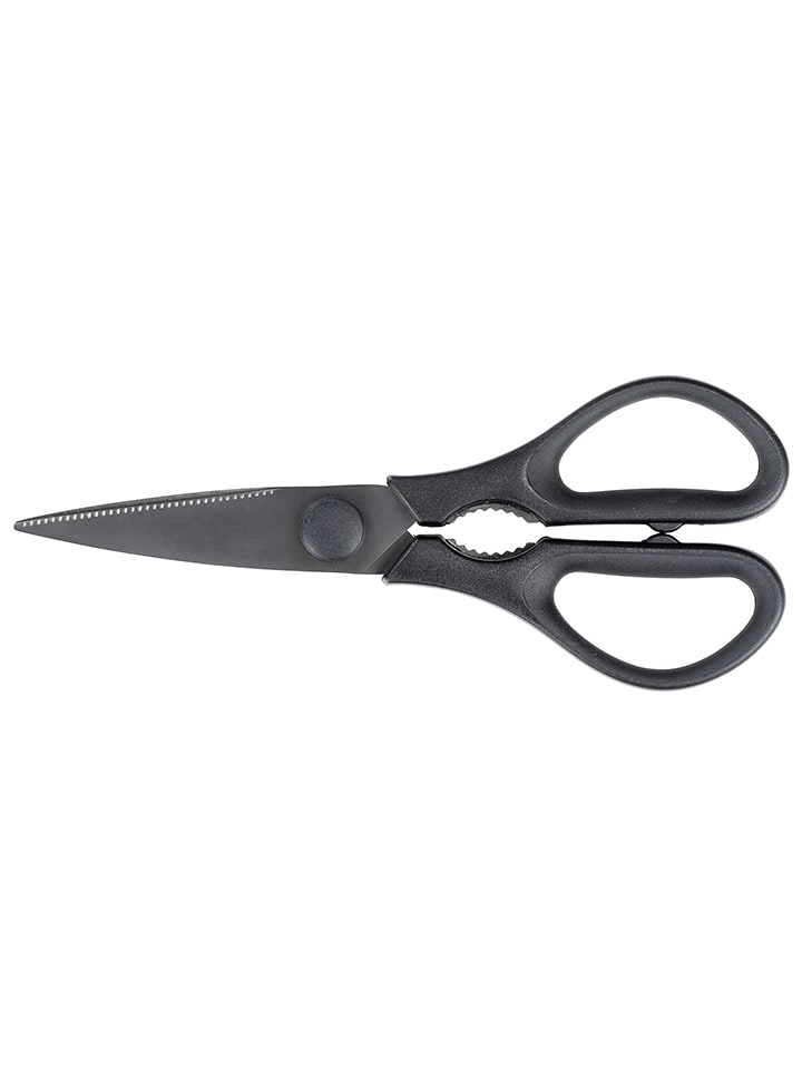 Wenko Nożyczki kuchenne "Sico" w kolorze czarnym - dł. 21 cm rozmiar: onesize