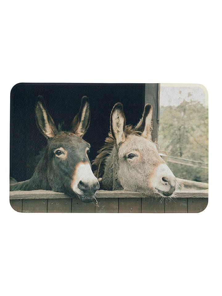 Mars & More Wycieraczka w kolorze jasnobrązowo-czarnym - 50 x 75 cm rozmiar: onesize