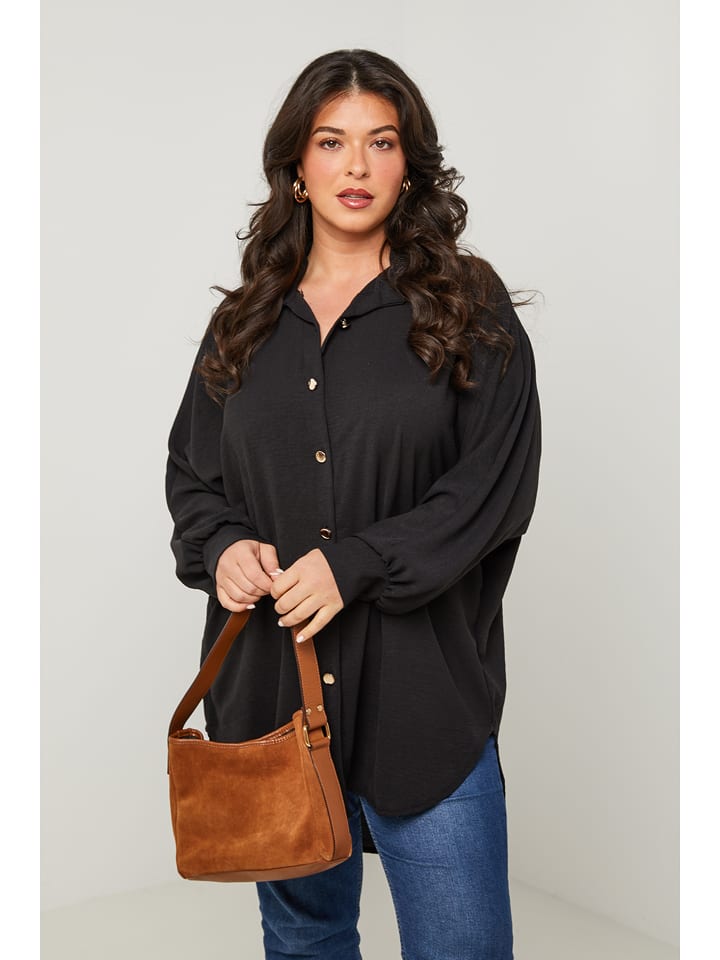 Curvy Lady Koszula w kolorze czarnym rozmiar: 44/46