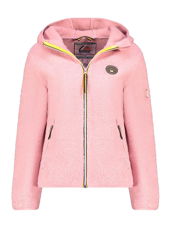 Geographical Norway Kurtka polarowa "Ucherpim" w kolorze jasnoróżowym rozmiar: M