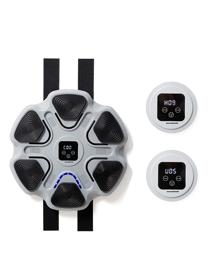 InnovaGoods Muzyczna tarcza bokserska w kolorze szarym - Ø 37,5 cm rozmiar: onesize