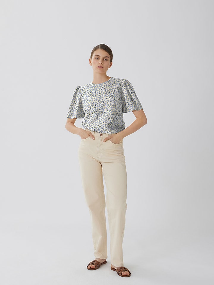 Vila Bluzka w kolorze błękitno-białym rozmiar: 36