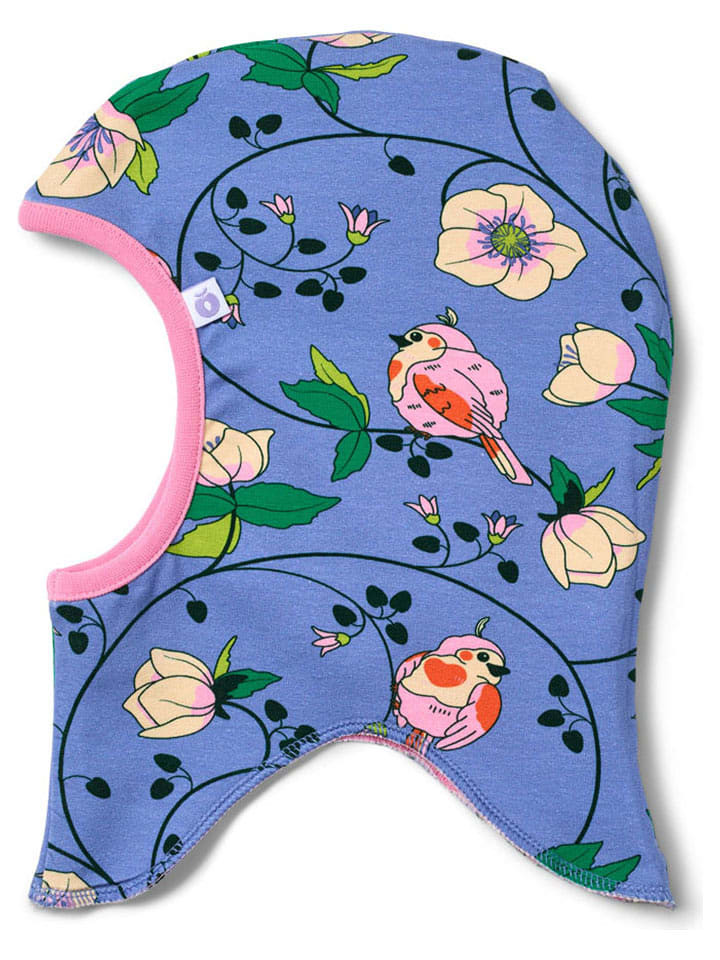 Småfolk Dwustronna czapka w kolorze fioletowo-jasnoróżowym rozmiar: 52-54 cm