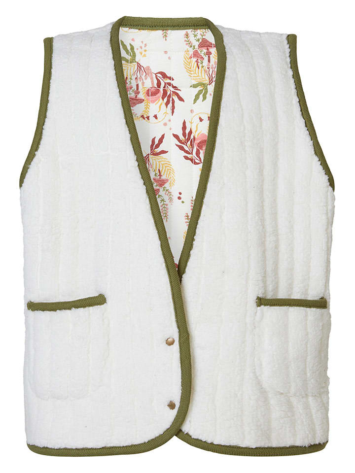 Noppies Dwustronna kamizelka "Jonestown" w kolorze biało-kremowo-jasnoróżowym rozmiar: 122