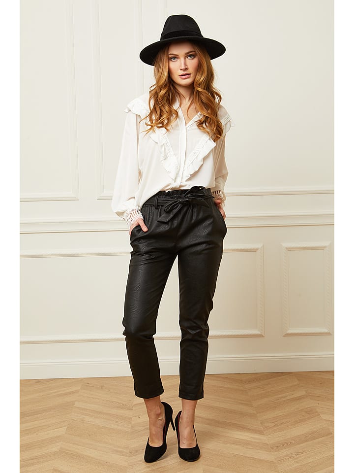 Joséfine Spodnie w kolorze czarnym rozmiar: S