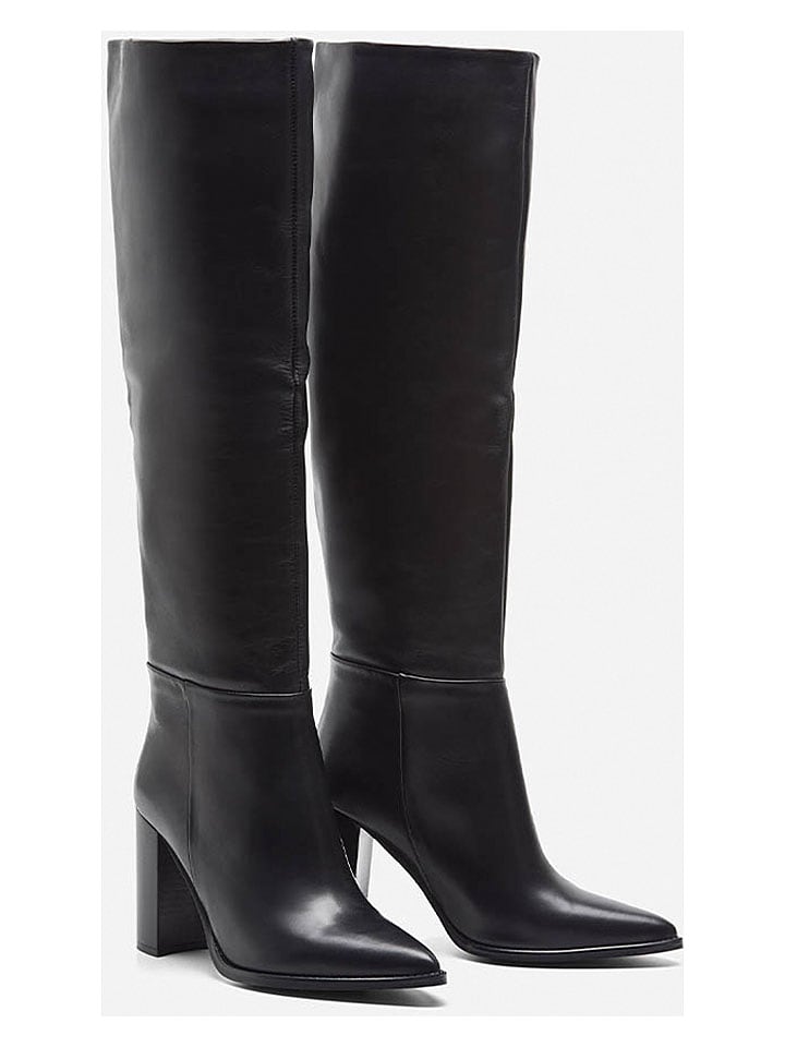 Herrlicher Skórzane botki "Florenze" w kolorze czarnym rozmiar: 39