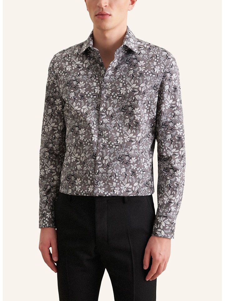 Seidensticker Koszula w kolorze szarym rozmiar: 42