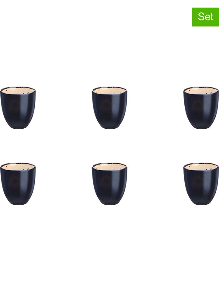 Björn Kubki (6 szt.) "Iris" w kolorze czarno-białym - 150 ml rozmiar: onesize