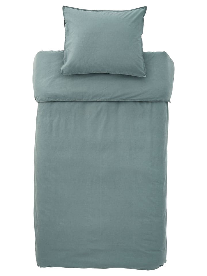 Ellos Home Komplet pościeli "Rania" w kolorze zielonym rozmiar: 150x210 cm