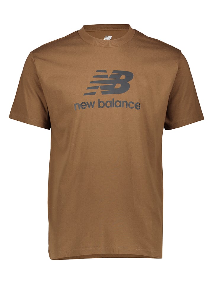 New Balance Koszulka "Essentials" w kolorze jasnobrązowym rozmiar: M