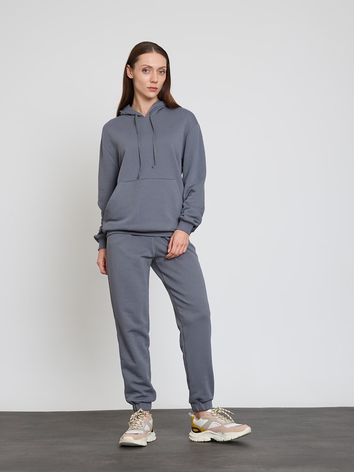 BGN Spodnie dresowe w kolorze szarym rozmiar: 38