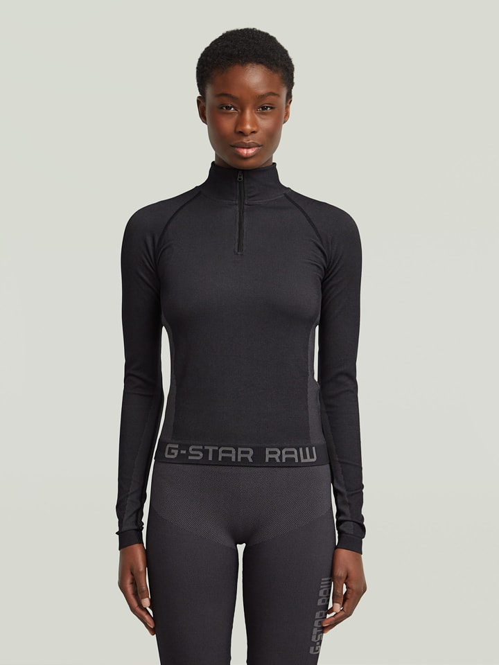 G-Star Koszulka funkcyjna w kolorze czarno-antracytowym rozmiar: S