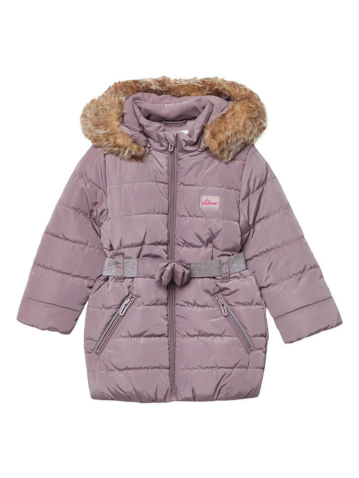 s.Oliver Płaszcz pikowany w kolorze fioletowym rozmiar: 140