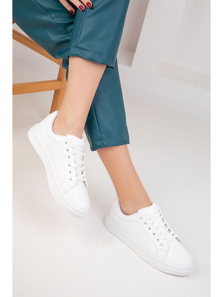trendyol Sneakersy w kolorze białym rozmiar: 37