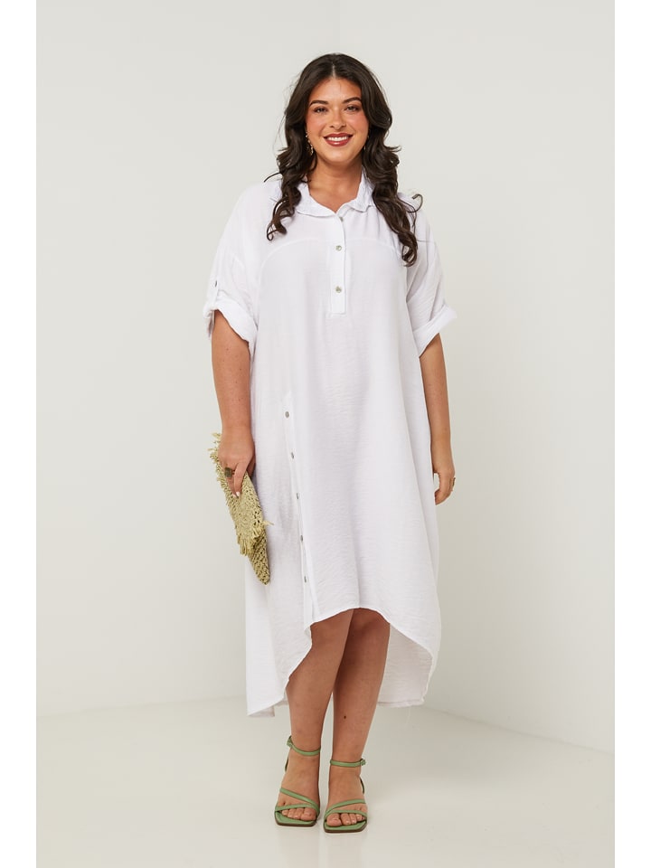 Curvy Lady Sukienka w kolorze białym rozmiar: 48/50