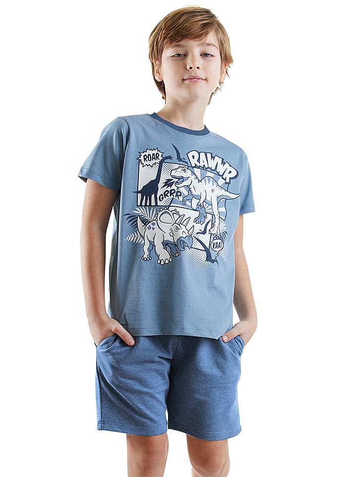 Denokids 2-częściowy zestaw w kolorze błękitno-niebieskim rozmiar: 140