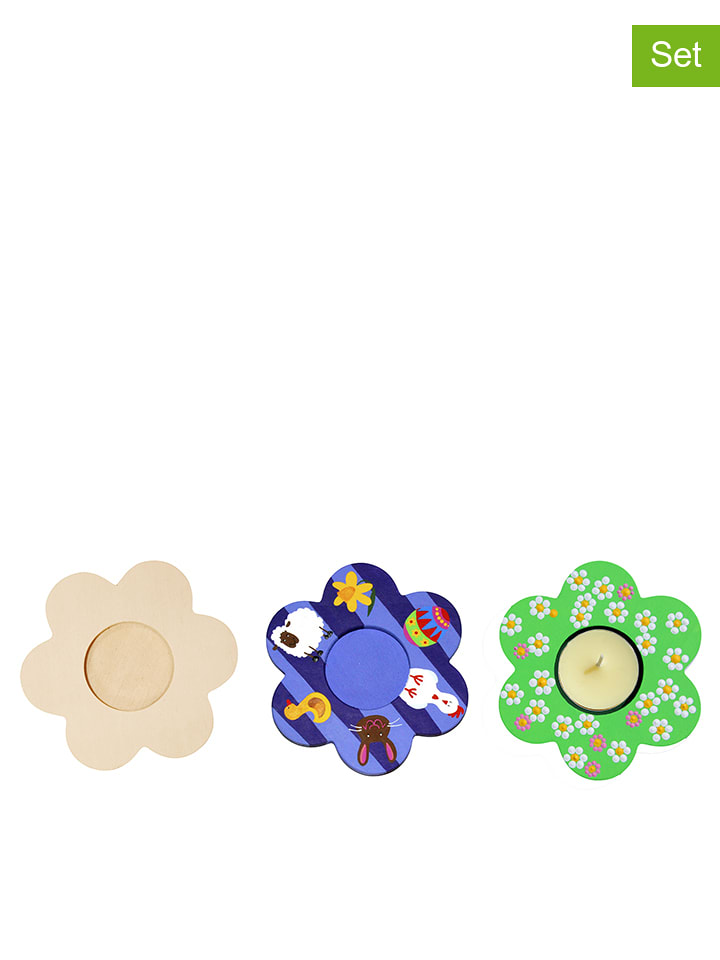 SUNNYSUE Świeczniki (3 szt.) na podgrzewacze rozmiar: onesize