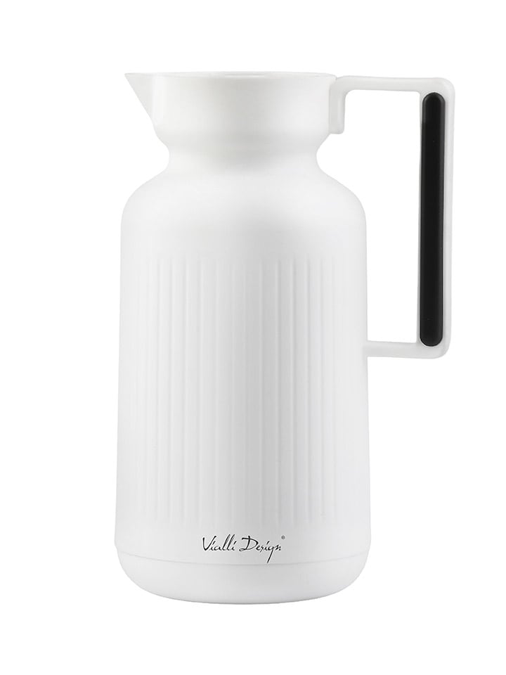 Vialli Design Dzbanek termiczny "Lungo" w kolorze białym - 1 l rozmiar: onesize