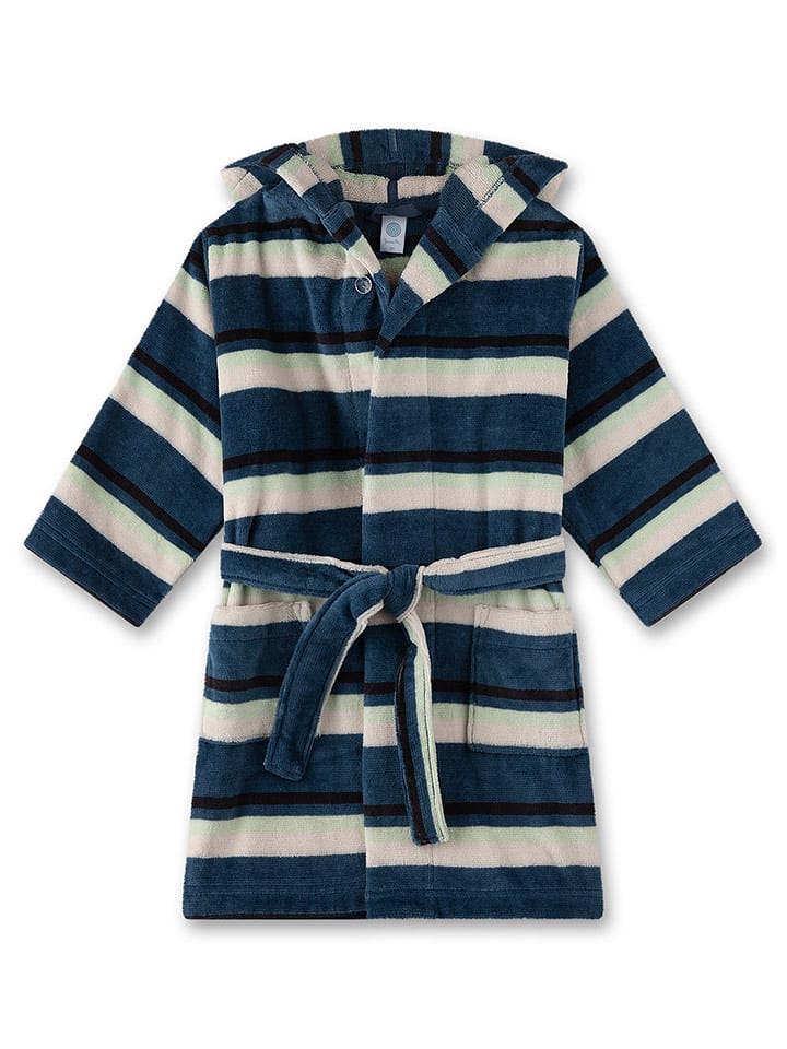 Sanetta Szlafrok w kolorze granatowo-kremowym rozmiar: 92