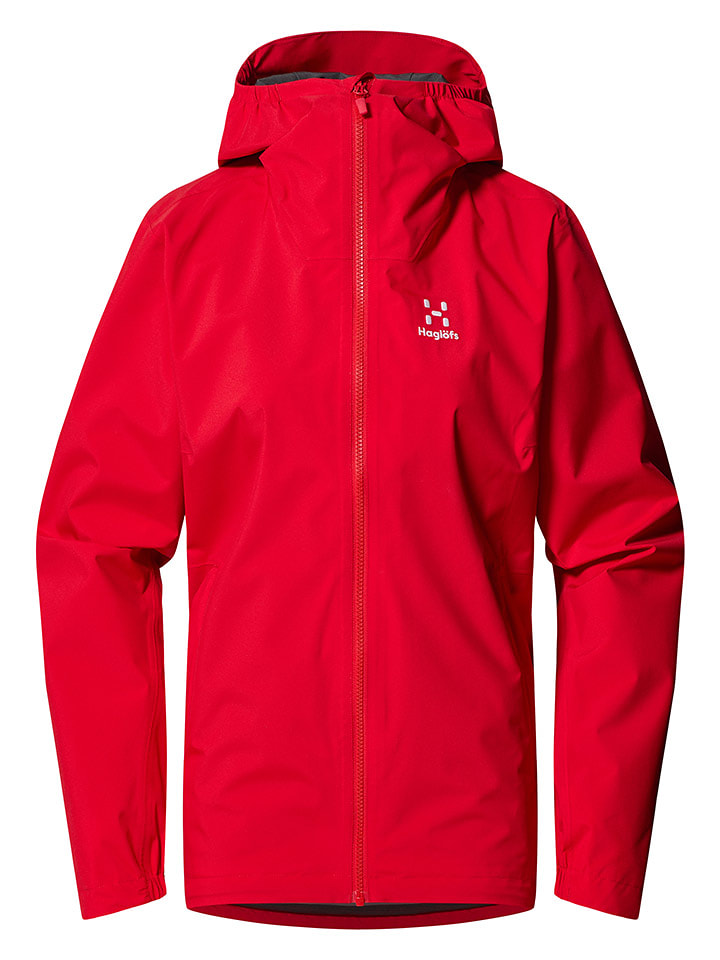 Haglöfs Kurtka funkcyjna "Korp Proof" w kolorze czerwonym rozmiar: L