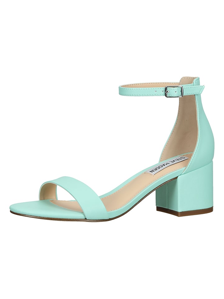 Steve Madden Skórzane sandały w kolorze turkusowym rozmiar: 41