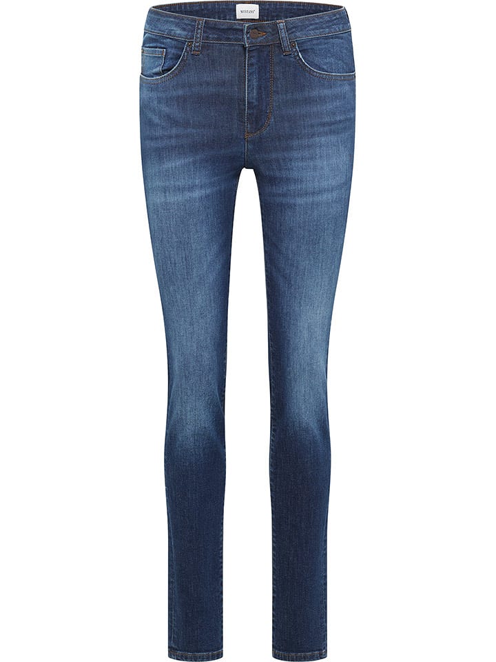 Mustang Dżinsy - Slim fit - w kolorze granatowym rozmiar: W24/L32