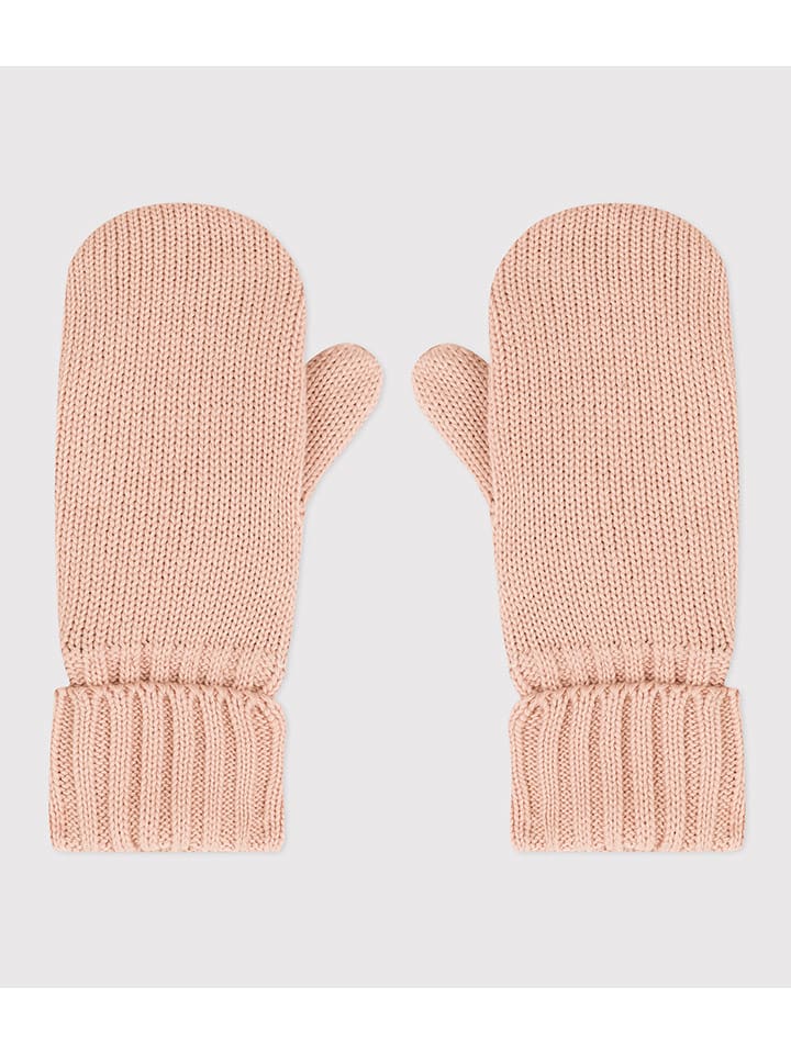 PETIT BATEAU Rękawiczki w kolorze brzoskwiniowym rozmiar: 116-128