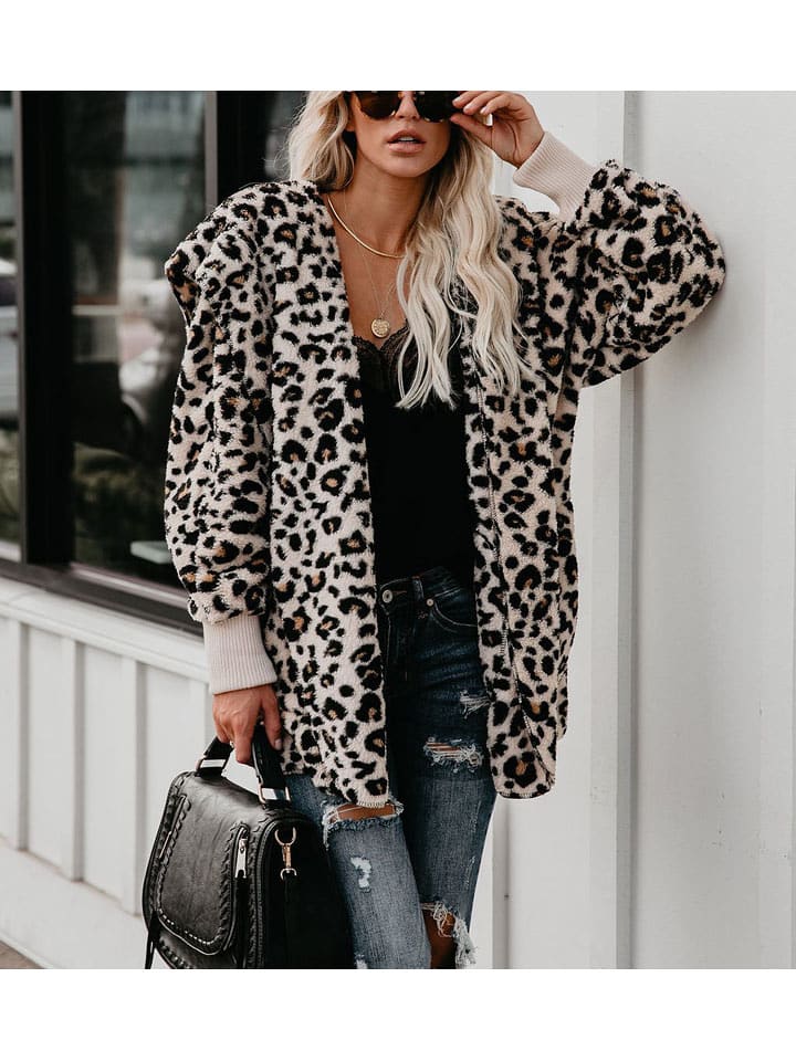 Milan Kiss Kurtka pluszowa w kolorze kremowym rozmiar: XL