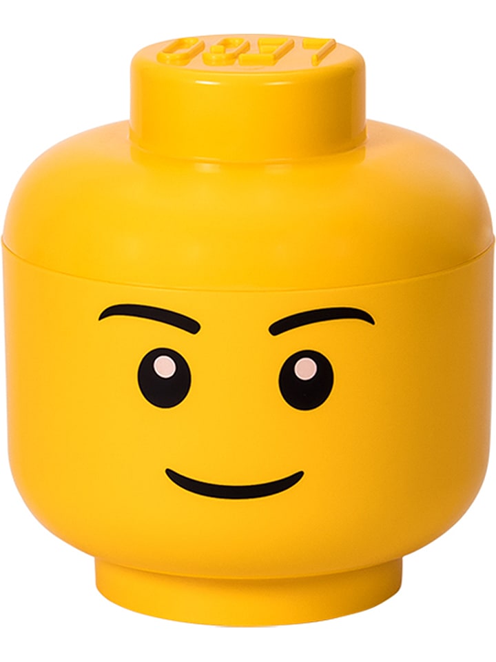 LEGO Pojemnik "Boy" w kolorze żółtym - wys. 27,1 x Ø 24 cm rozmiar: onesize