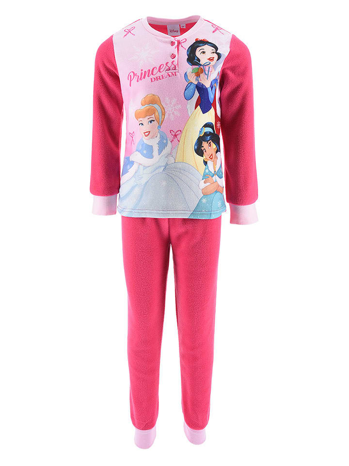 Disney Princess Piżama "Princesse" w kolorze różowym ze wzorem rozmiar: 104