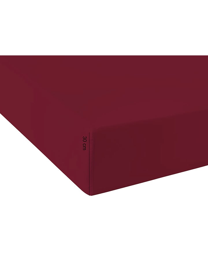 Passion dElly Prześcieradło w kolorze bordowym na gumce rozmiar: 90x190 cm