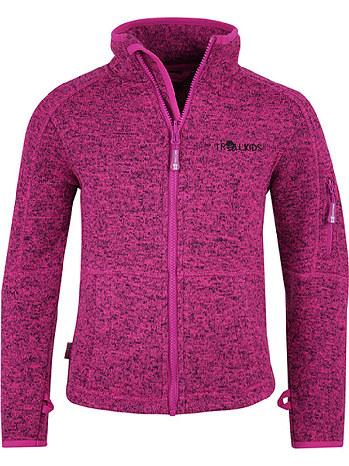 Trollkids Kurtka polarowa "Jondalen" w kolorze różowym rozmiar: 128