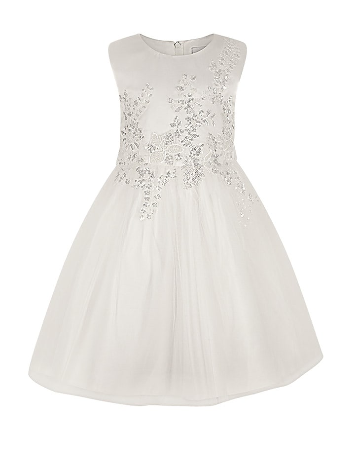 happy girls by Eisend Sukienka w kolorze kremowym rozmiar: 152