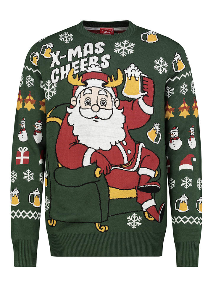 Sublevel Sweter w kolorze zielonym rozmiar: L