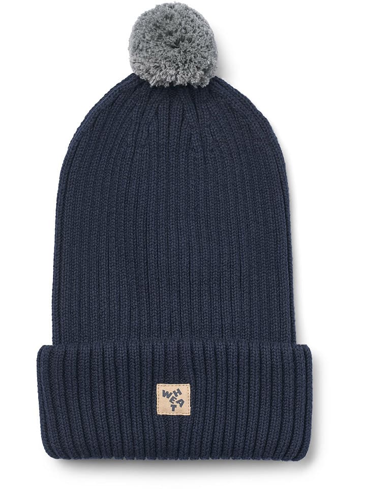 Wheat Czapka "Habar" w kolorze granatowym rozmiar: 56-57 cm