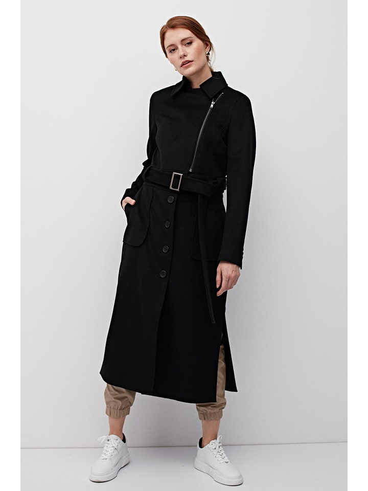 PATRIZIA ARYTON Płaszcz w kolorze czarnym rozmiar: 40