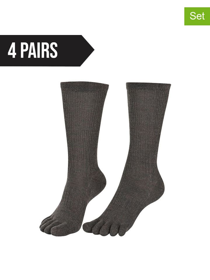 Norfolk Skarpety (4 pary) w kolorze antracytowym rozmiar: M