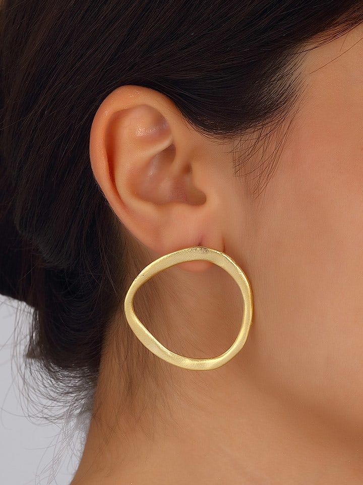 Nakkash Pozłacane kolczyki-wkrętki rozmiar: onesize