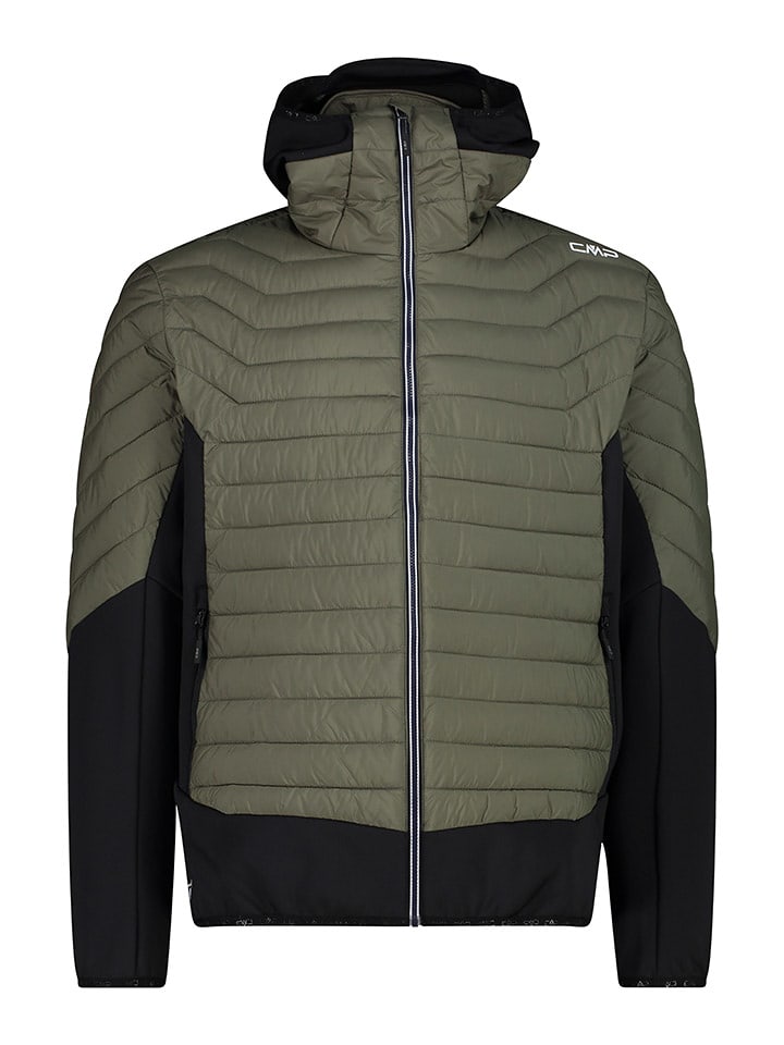 CMP Kurtka hybrydowa w kolorze oliwkowo-czarnym rozmiar: 54