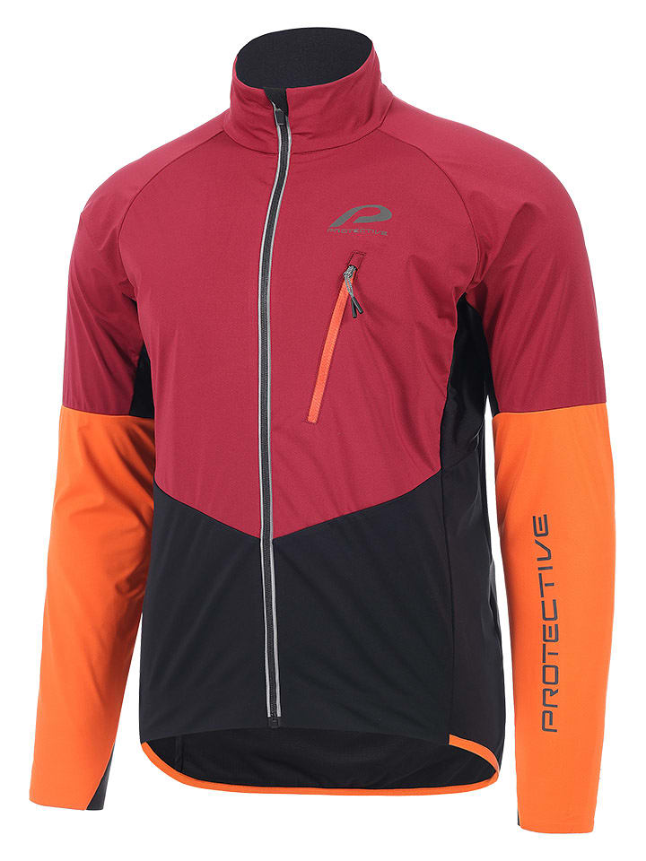 Protective Kurtka softshellowa ''Beat Street 2.0'' w kolorze czarno-czerwono-pomarańczowym rozmiar: M