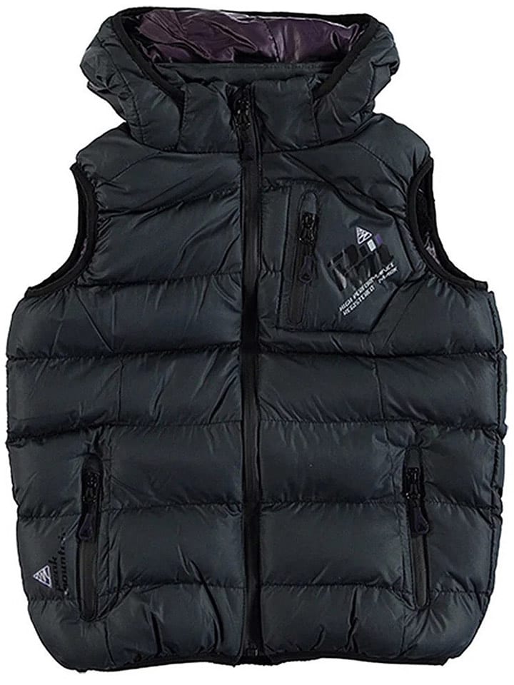 Peak Mountain Kamizelka pikowana "Ecarti" w kolorze czarnym rozmiar: 176