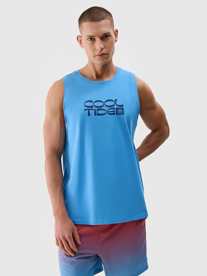 4F Top w kolorze niebieskim rozmiar: S