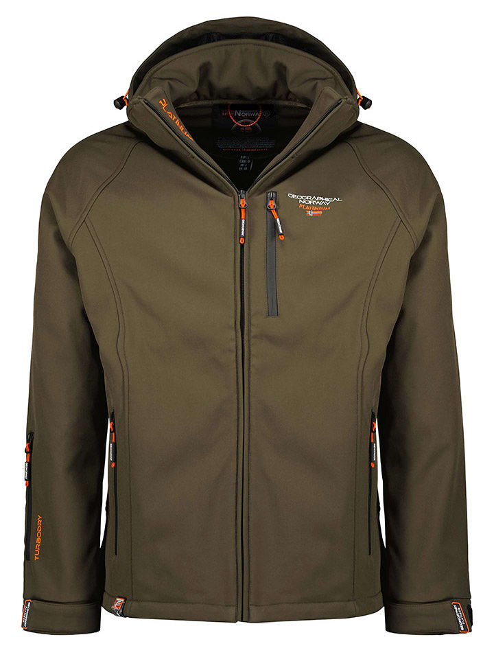 Geographical Norway Kurtka softshellowa "Taboo" w kolorze khaki rozmiar: L