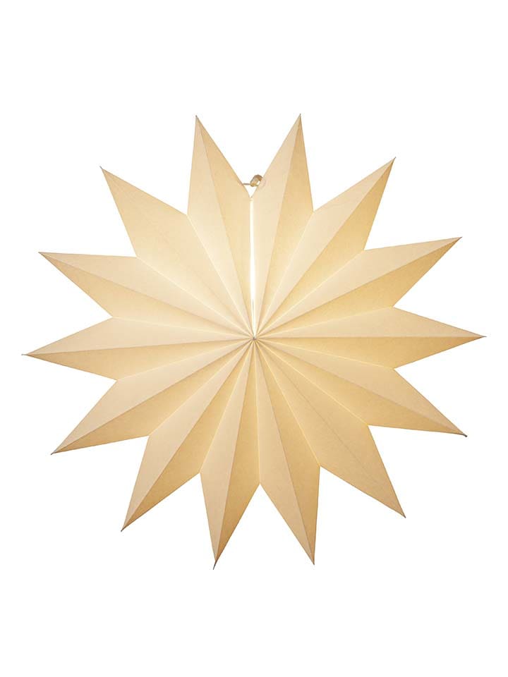 STAR Trading Gwiazda papierowa "Plain" w kolorze białym - Ø 60 cm rozmiar: onesize