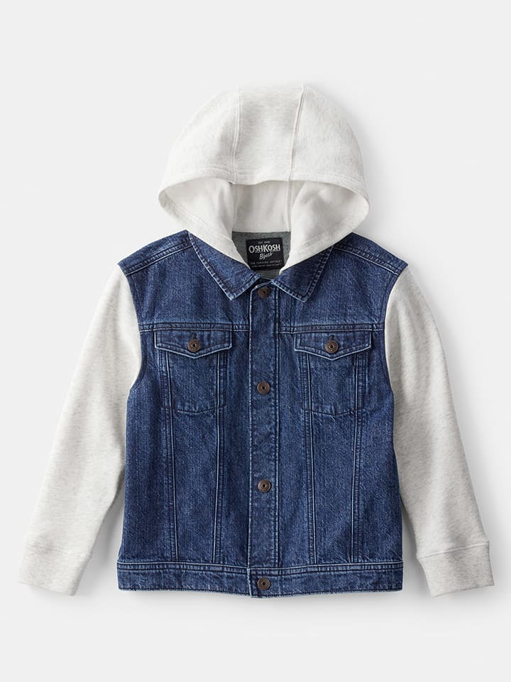 OshKosh Kurtka dżinsowa w kolorze niebiesko-szarym rozmiar: 140