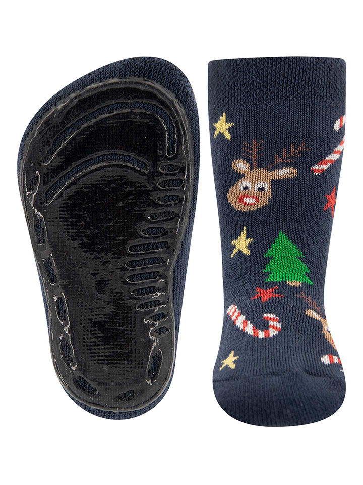 ewers Skarpety antypoślizgowe "SoftStep" w kolorze granatowym rozmiar: 31-34