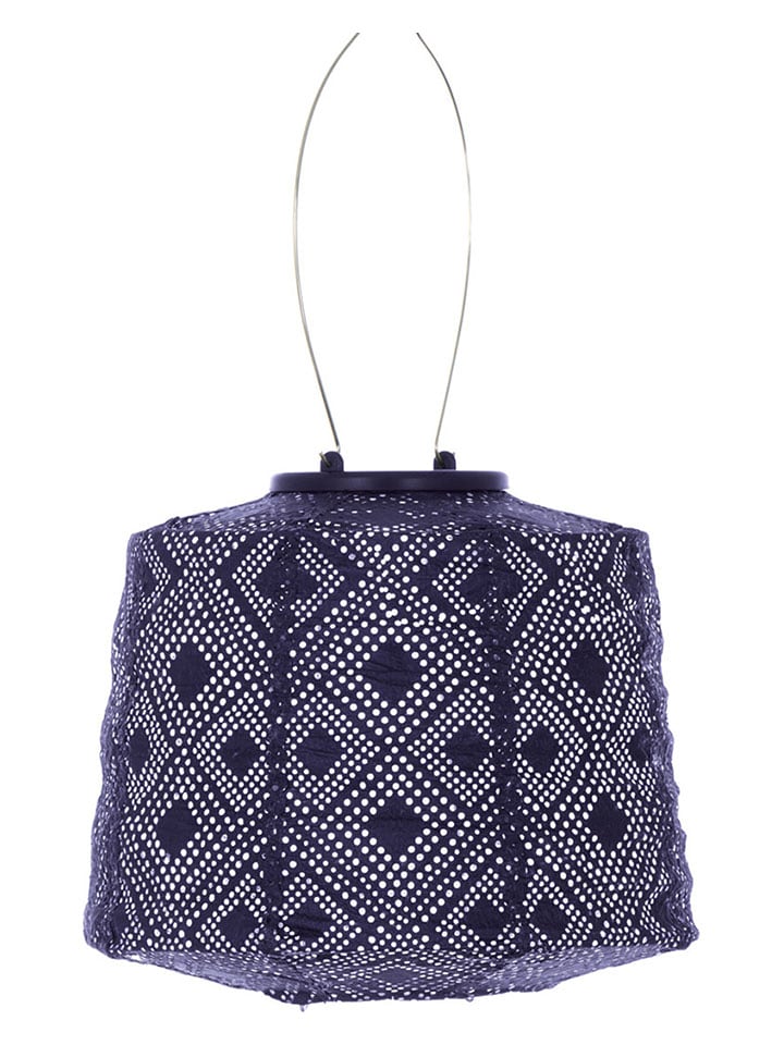 Lumiz Lampion solarny LED "Mosaic Lamp" w kolorze fioletowym - wys. 14 x Ø 20 cm rozmiar: onesize