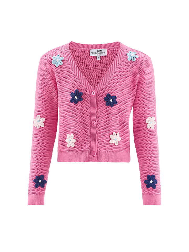 happy girls by Eisend Kardigan w kolorze różowym rozmiar: 110