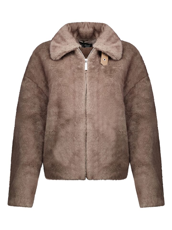 Geographical Norway Kurtka przejściowa "Donica" w kolorze beżowym rozmiar: M